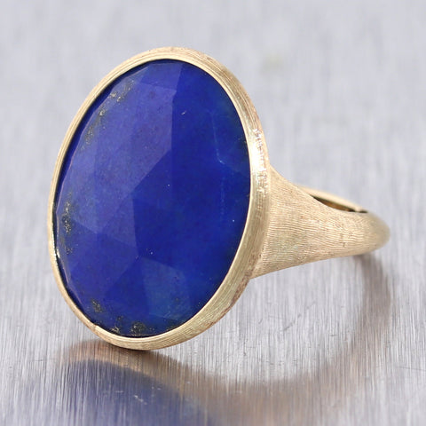 Marco Bicego 18k Yellow Gold Lunaria Lapis Lazuli Ring