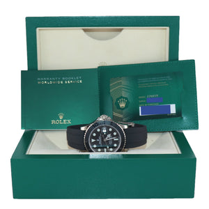 2023 NEW PAPERS Rolex Yacht-Master 226659 White Gold 42mm Oysterflex Watch Box