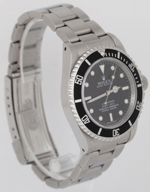 UNPOLISHED RANDOM SERIAL PAPERS Rolex Submariner No-Date 4 Line 40mm 14060 M BOX