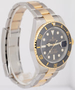 PAPERS Rolex Submariner Black FACTORY DIAMOND 40mm 18K Gold Watch 116613 LN BOX