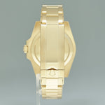 2021 NEW PAPERS Rolex Submariner Ceramic Blue 116618 LB Yellow Gold Watch Box