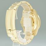 2021 NEW PAPERS Rolex Submariner Ceramic Blue 116618 LB Yellow Gold Watch Box