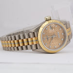 Rolex DateJust PAPERS 26mm TRIDOR President JUBILEE DIAMOND 18K Gold 69179 B+P