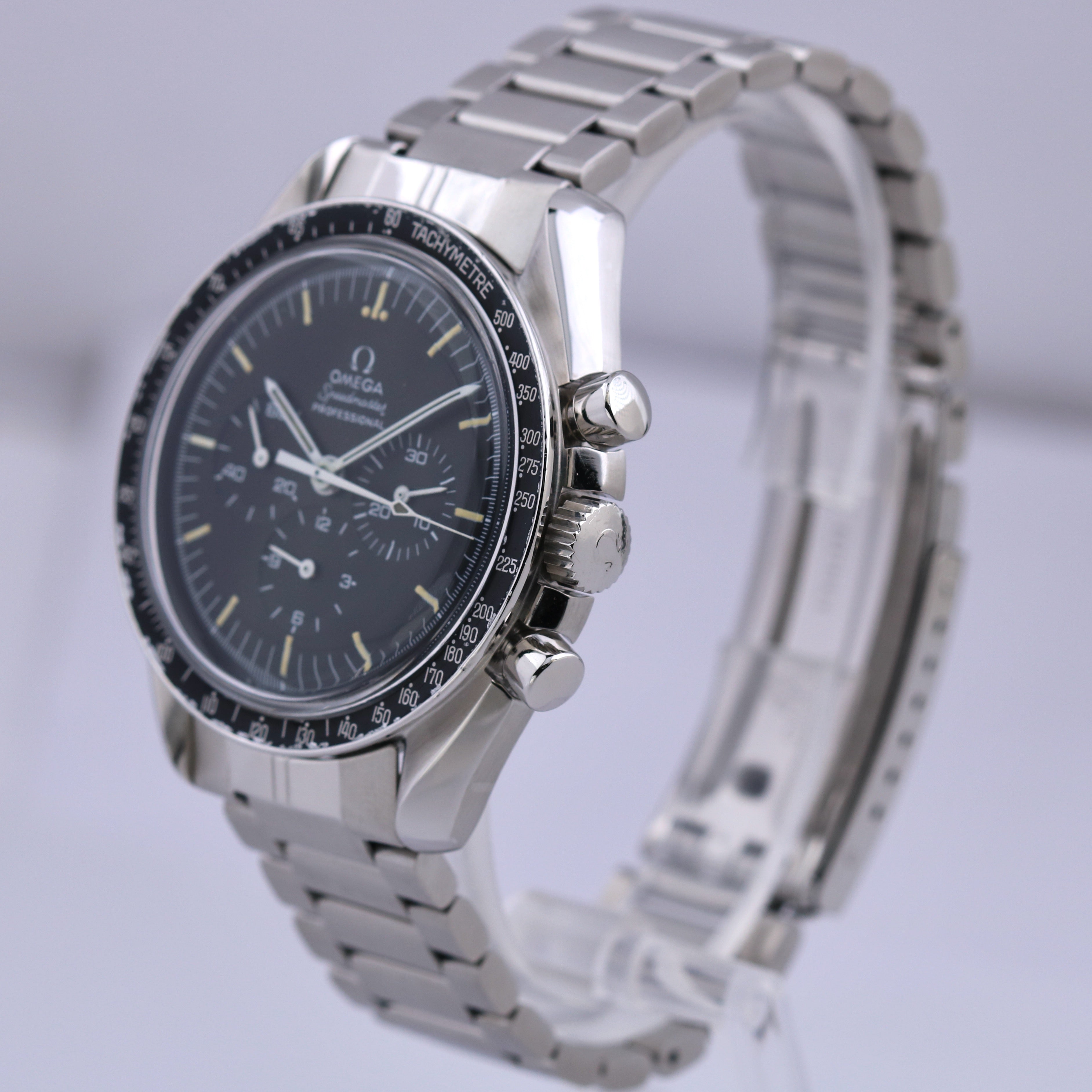 Omega Speedmaster Professional STRAIGHT WRITING 42mm Steel Moon Watch 145.022