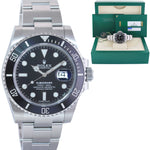 MINT 2019 PAPERS Rolex Submariner Date 116610 Steel Black Dial Ceramic Watch Box