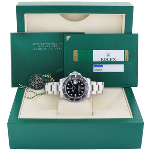 MINT 2019 PAPERS Rolex Submariner Date 116610 Steel Black Dial Ceramic Watch Box