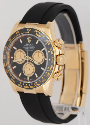 NEW 2024 PAPERS Rolex Daytona Gold Paul Newman Oysterflex 126518 LN Watch BOX