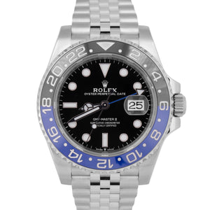 NEW PAPERS MINT Rolex GMT-Master II 126710 BLNR BATMAN Blue JUBILEE 40mm BOX