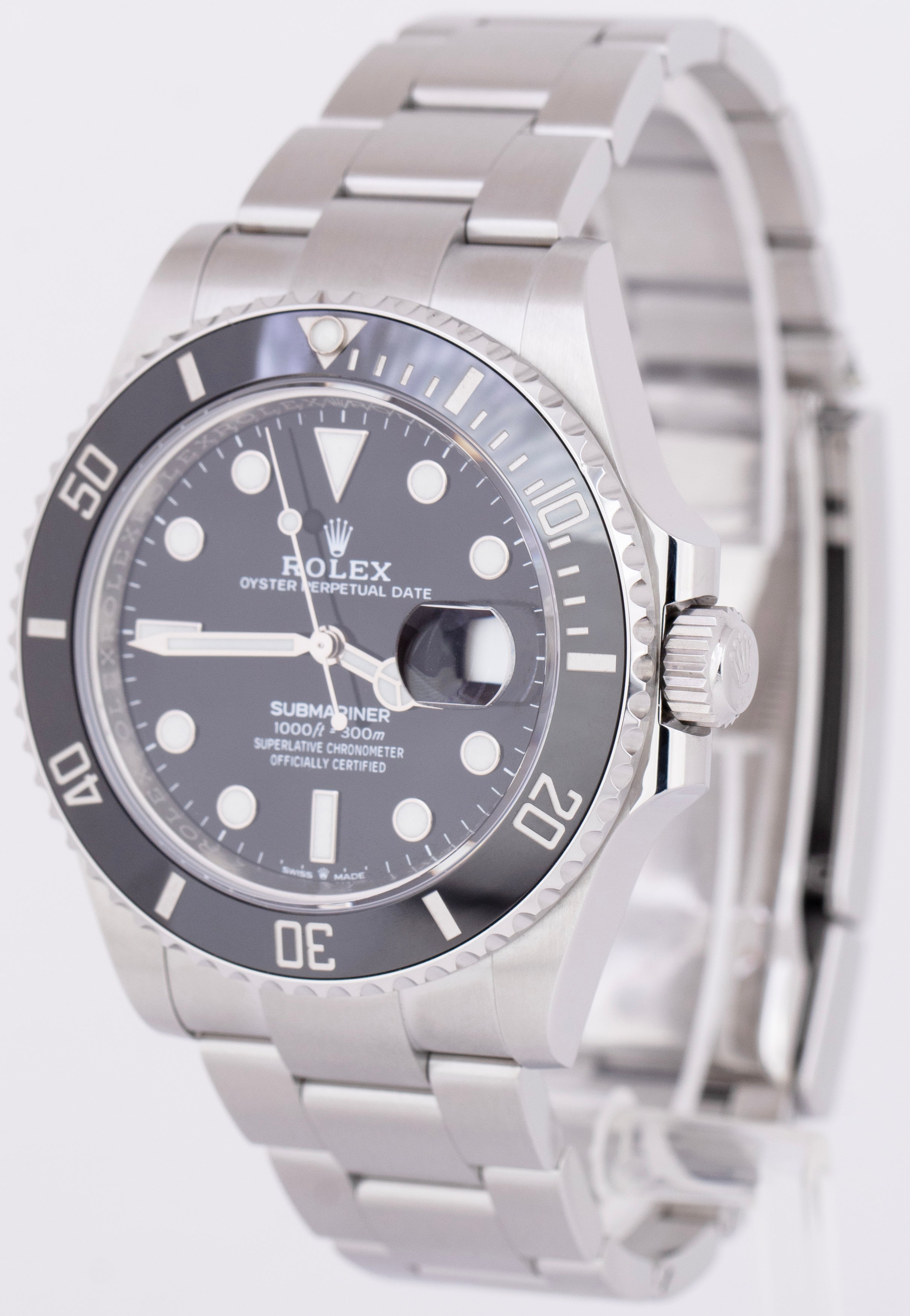 2024 NEW PAPERS Rolex Submariner Date Black Stainless Steel 41mm 126610 LN BOX