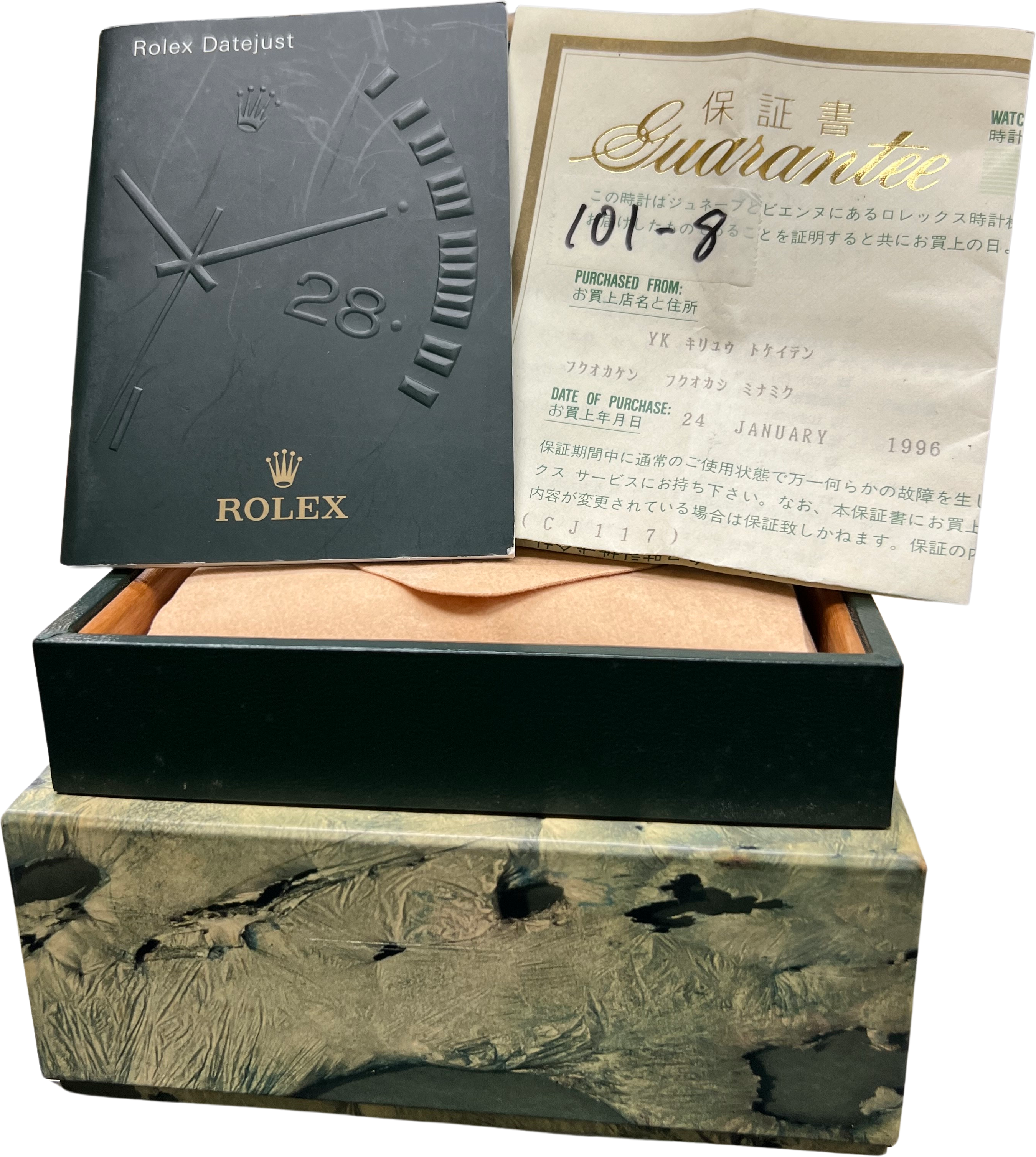 PAPERS MINT Rolex DateJust 26mm White Roman Two-Tone 18K Gold Jubilee 69173 BOX