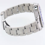 MINT 2000 Rolex GMT-Master 2 Pepsi Blue Red Steel 16710 Watch Black Watch Box