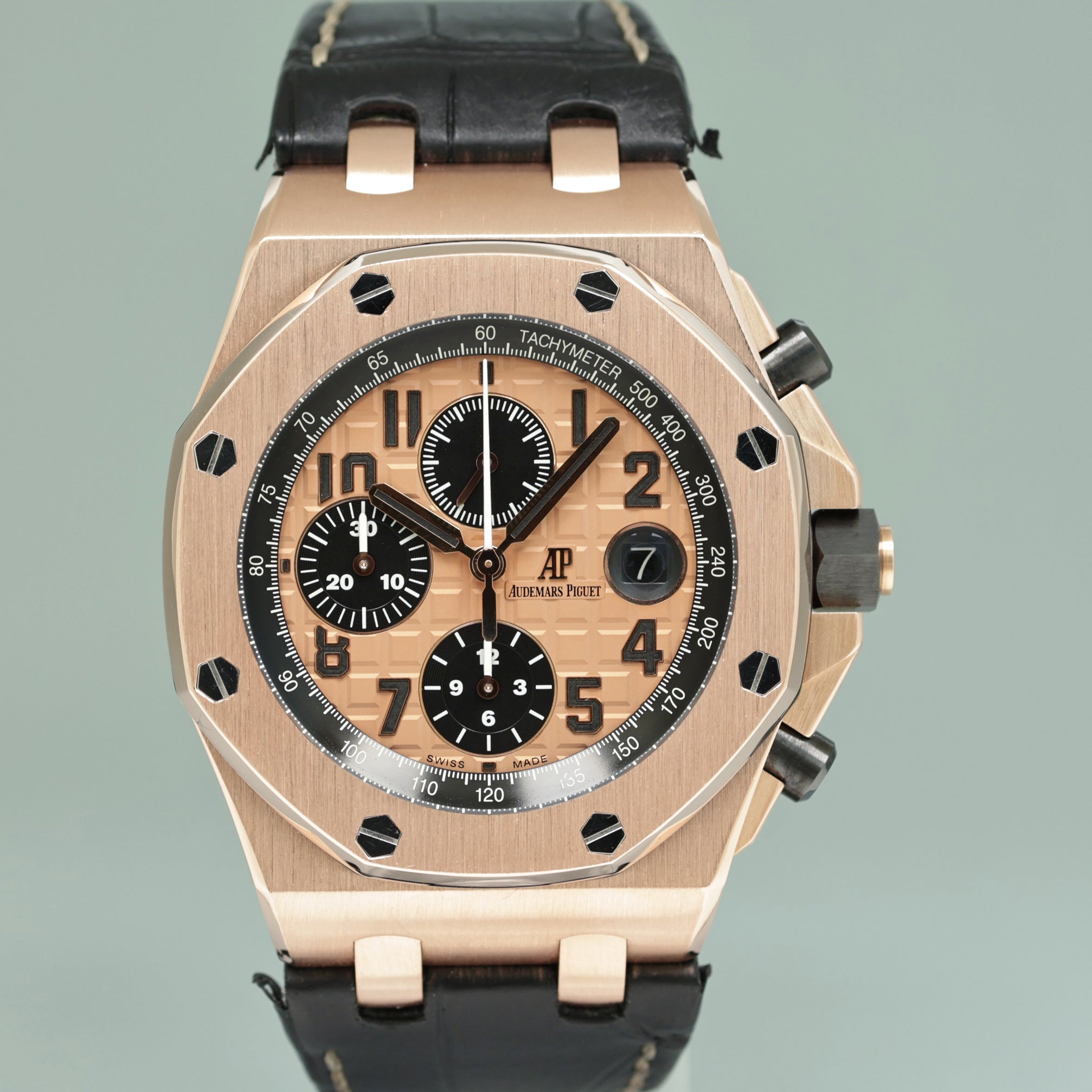 MINT Audemars Piguet 26470OR Royal Oak Offshore 42mm Chronograph Brick Watch