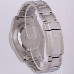 Rolex DateJust II 41 BLACK Steel 18K White Gold 41mm Fluted Oyster 116334