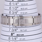 Rolex DateJust II 41 BLACK Steel 18K White Gold 41mm Fluted Oyster 116334