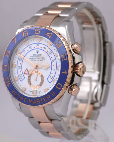 Rolex Yacht-Master II Two-Tone 18K Rose Gold Steel NEW HANDS 44mm 116681 Watch