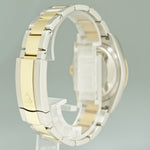 2023 Rolex DateJust 36mm Champagne Palm Motif Two Tone Gold Oyster 126233 Watch