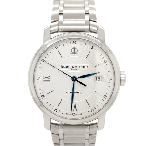 Baume & Mercier Classima 65615 Automatic 38mm White Dial Stainless Steel Watch