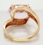 John C Rinker JCR Amethyst Ring - 14k Yellow Gold & Diamond Accents