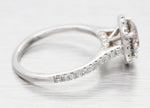 GIA 1.81ct Gray Diamond CVD Lab-Created Halo Engagement Ring - 14k White Gold