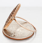 Antique Art Nouveau Garnet & Pearl Marquise Cocktail Ring - 14k Rose Gold