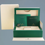 2020 MINT Rolex Milgauss Green Anniversary Orange Black 116400 GV Steel Watch Box
