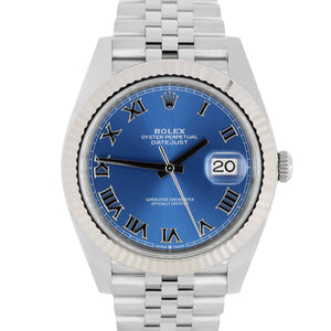 Rolex DateJust, Rolex DateJust 41, Rolex DateJust Azzurro Blue. 126334, Rolex 126334, Azzurro