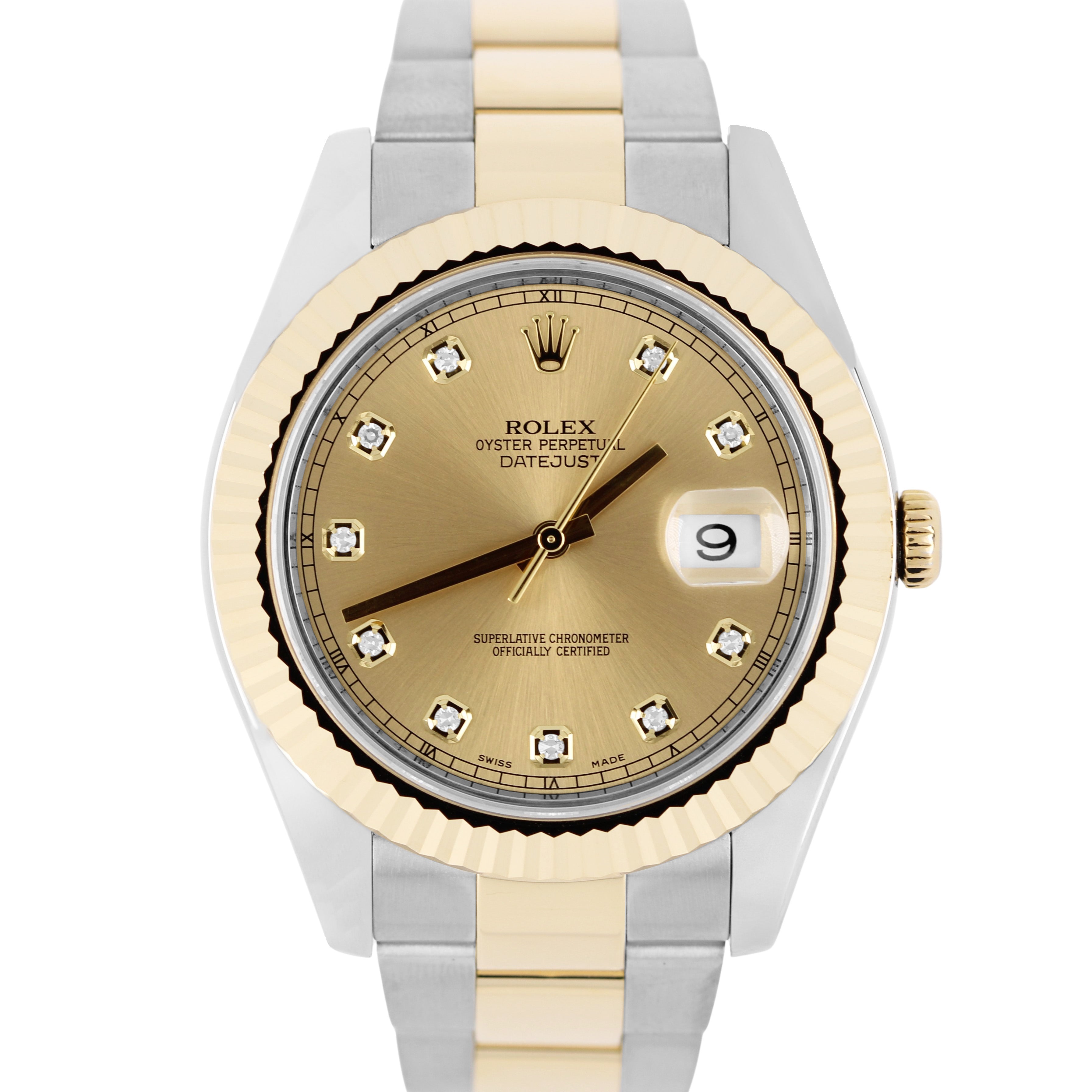 Rolex, Rolex DateJust, DateJust, Rolex DateJust II, DateJust II, Rolex Two-Tone, Rolex Champagne, Rolex DIAMOND, Rolex Champagne DIAMOND, Rolex 116333, 16333