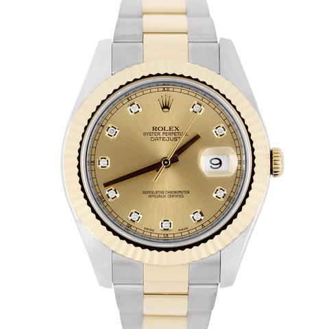 Rolex, Rolex DateJust, DateJust, Rolex DateJust II, DateJust II, Rolex Two-Tone, Rolex Champagne, Rolex DIAMOND, Rolex Champagne DIAMOND, Rolex 116333, 16333