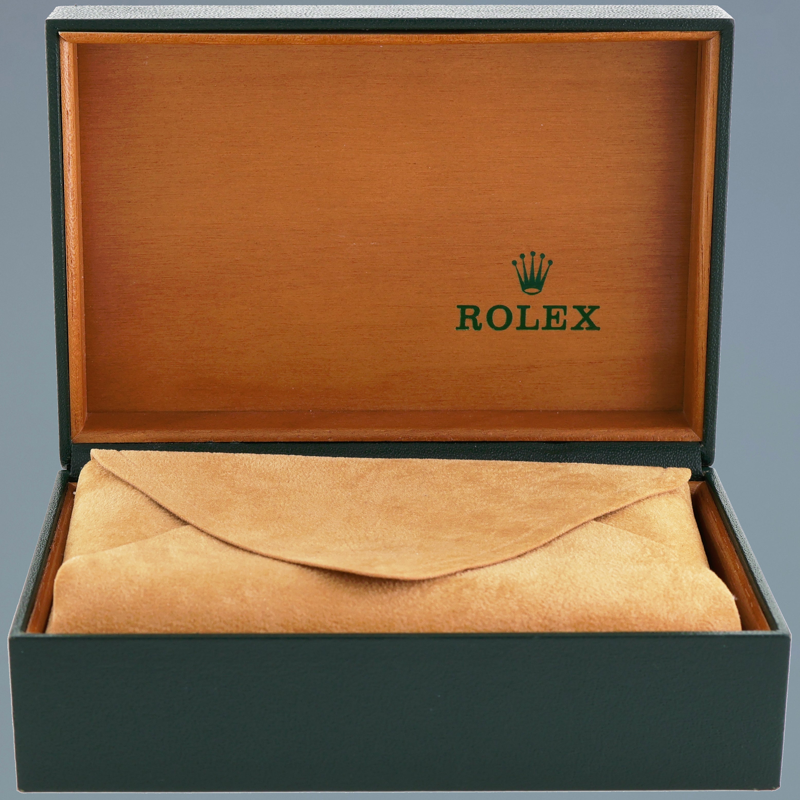 Rolex 16618 Submariner Yellow Gold Black Dial Yellow Rubber 40mm Watch Box