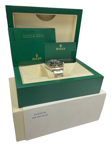 2022 PAPERS Rolex Submariner Date 41mm Ceramic BLACK Two-Tone 18K 126613 LN BOX