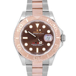MINT PAPERS Rolex Yacht-Master CHOCOLATE 40mm 18K Rose Gold Steel YM1 116621 BOX