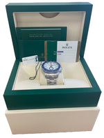 MINT PAPERS Rolex Yacht-Master II 44mm WHITE 116680 YM2 BLUE HANDS Steel BOX