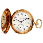 Working 1920s International Watch Co. Pocket Watch Schaffhausen Solid 14k Gold