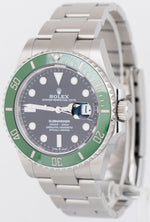 MINT PAPERS Rolex Submariner Date 41mm KERMIT Green Steel 41mm 126610 LV BOX