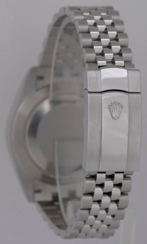 MINT PAPERS Rolex DateJust 41mm Wimbledon Jubilee Stainless Watch 126334 BOX