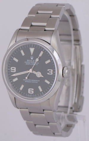 MINT 1997 Rolex Explorer I 36mm 14270 Stainless Oyster 3-6-9 Automatic Watch