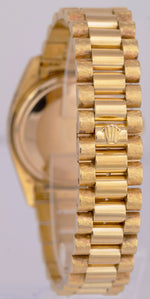 Rolex Day-Date President Florentine 36mm Silver 18K Gold Fluted Watch 18038