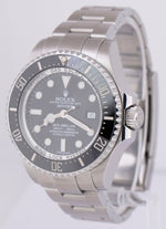 MINT Rolex Sea-Dweller Deepsea Stainless Steel 44mm Black Ceramic Watch 116660