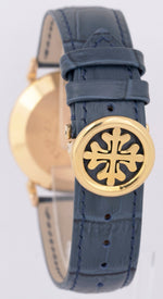 VINTAGE Patek Philippe Calatrava 1578 35mm Spider Lugs Blue Manual 18K Watch