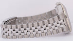 MINT Rolex DateJust MOP DIAMOND Bezel 36mm NO-HOLES Jubilee Steel Watch 16220