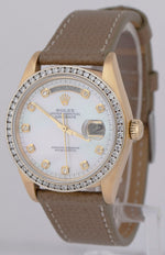 Rolex Day-Date President DIAMOND MOP 36mm 18K Yellow Gold Watch Strap 18038