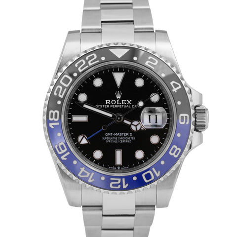 2023 NEW PAPERS Rolex GMT-Master II BATMAN Blue OYSTER 40mm 126710 BLNR BOX