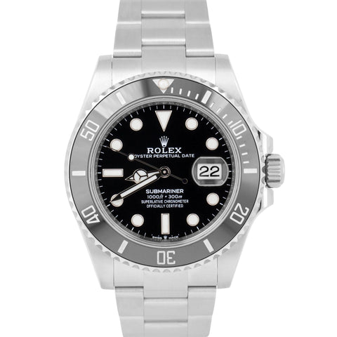 MINT 2023 Rolex Submariner Date 41mm Stainless Steel Black Watch 126610 LN