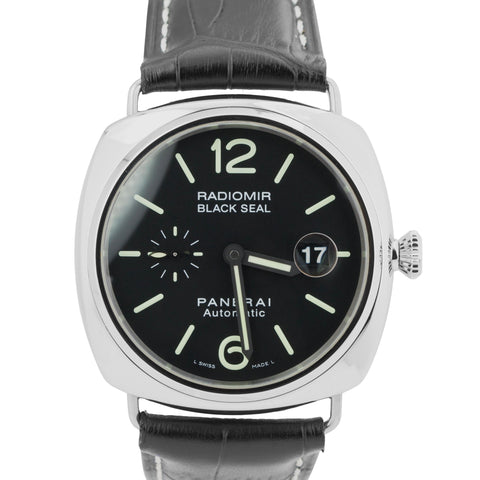 MINT Panerai Radiomir Black Seal Automatic Leather PAM 287 45mm PAM00287 Watch