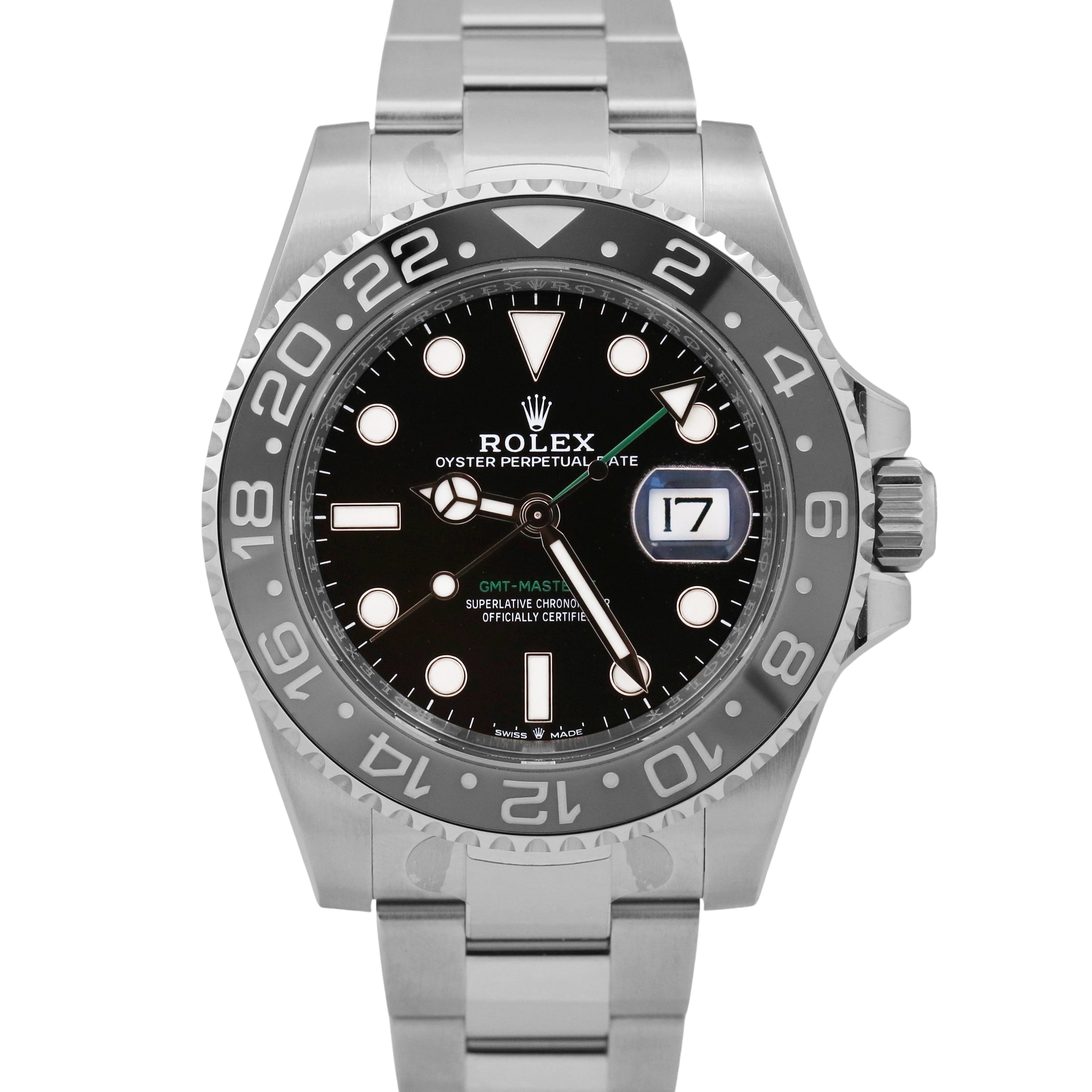 NEW 2025 Rolex GMT-Master II BRUCE WAYNE Gray Black 40mm Watch 126710 GRNR BOX