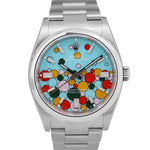 NEW MARCH 2024 Rolex Oyster Perpetual CELEBRATION Blue Stainless 36mm 126000 BOX