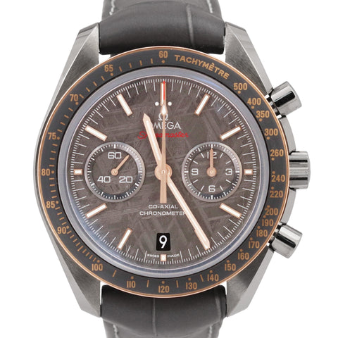 PAPERS Omega Speedmaster METEORITE Grey Side Of The Moon 311.63.44.51.99.001 BOX