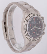 MINT Rolex Daytona Cosmograph BLACK RACING Red 18K White Gold Oyster 116509