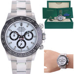 MAY 2023 NEW PAPERS Rolex Daytona 116500LN White Ceramic Panda Watch Box