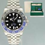 2023 NEW PAPERS Rolex GMT Master II Batman Blue Jubilee 126710 BLNR Watch Box